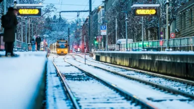 برف در آلمان