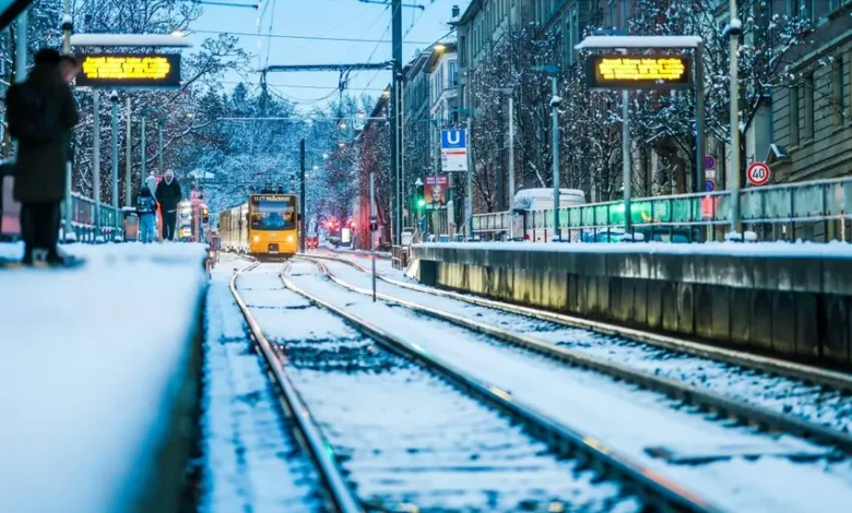 برف در آلمان