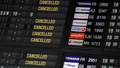 لغو پروازهای اروپا