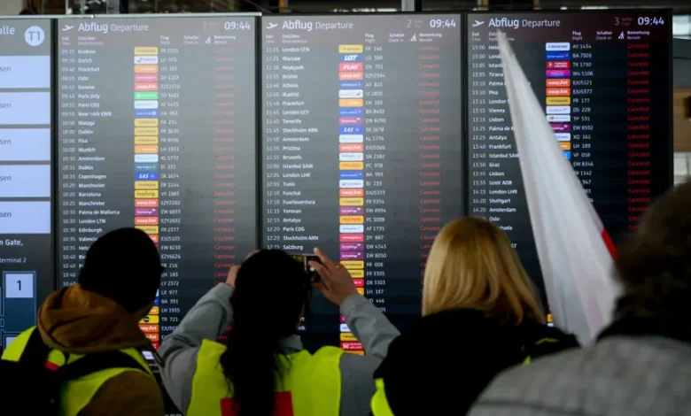 اعتصاب فرودگاه برلین